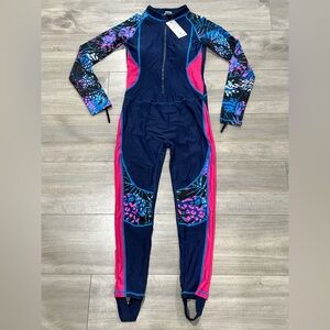 🆕 Thin Long Sleeves Rash Guards Women One Piece Swimsuits Swimwear  Bodysuits